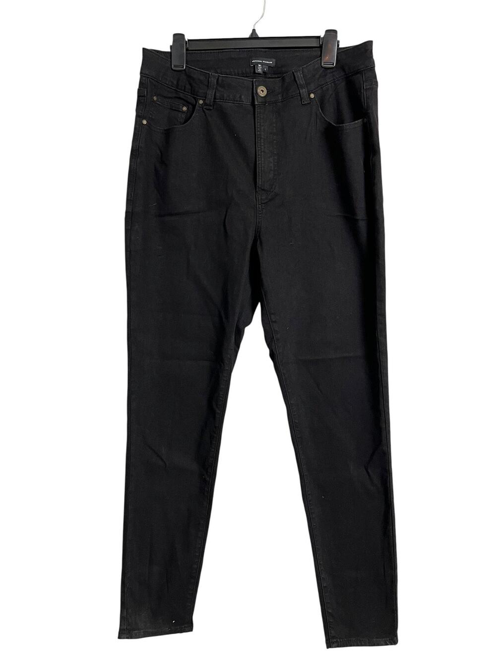 Universal Standard Skinny Jeans Womens 16 Black Stretch Denim Plus Size